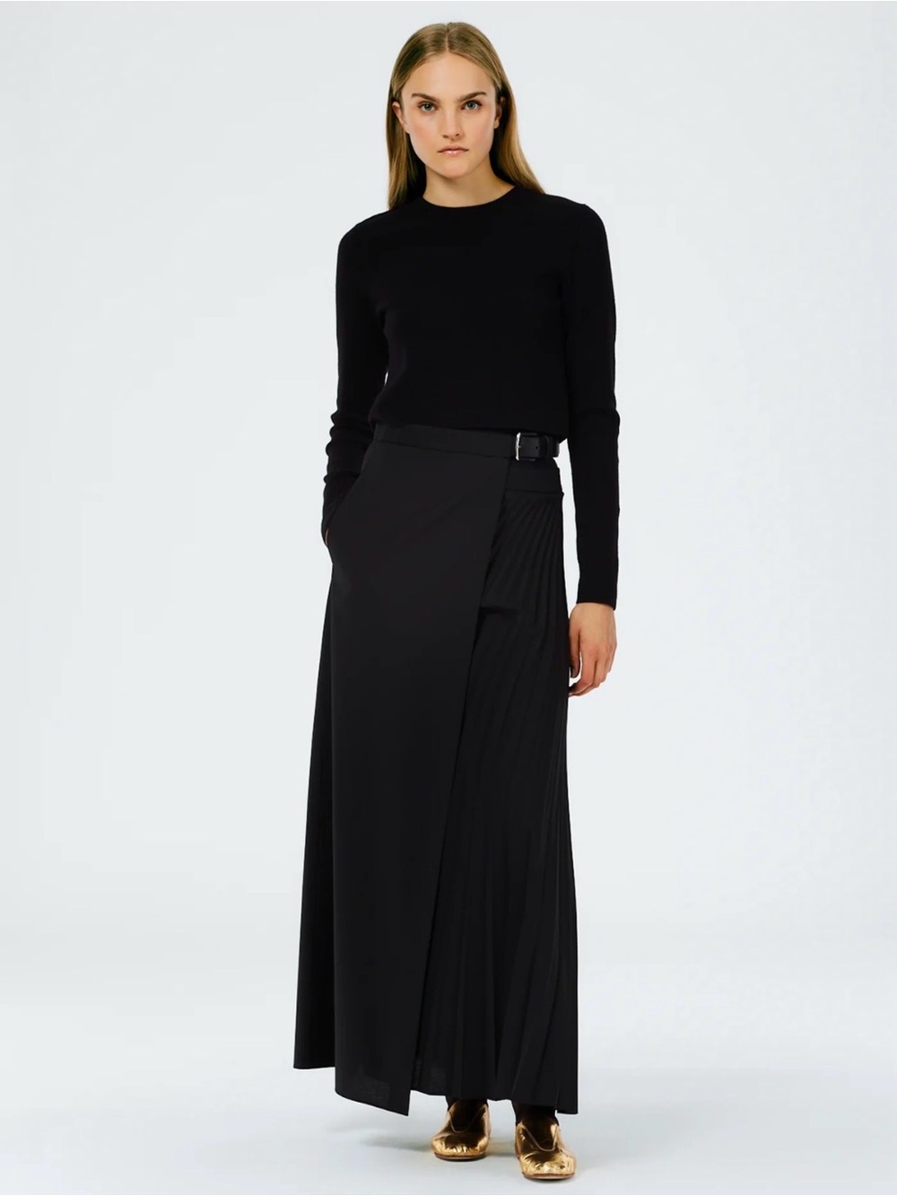 TIBI tropical wool Maxi skirt NWT